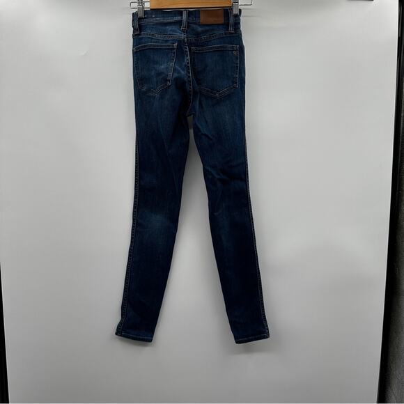 Madewell 10" High-Rise Skinny Jeans in Danny Wash:‎ Tencel Denim Edition Sz 23T - Picture 6 of 15